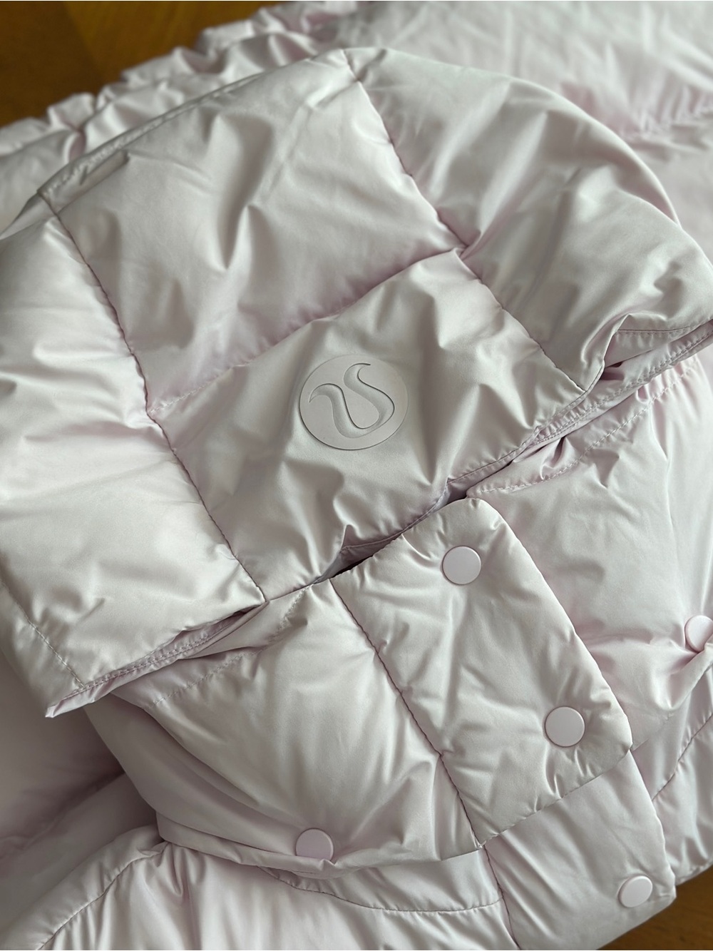 Lululemon Meadowsweet Pink Puffer Vest with Detachable Hood 10 - Picture 6 of 7